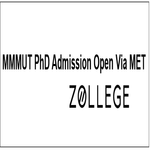 MMMUT PhD Admission Open Via MET